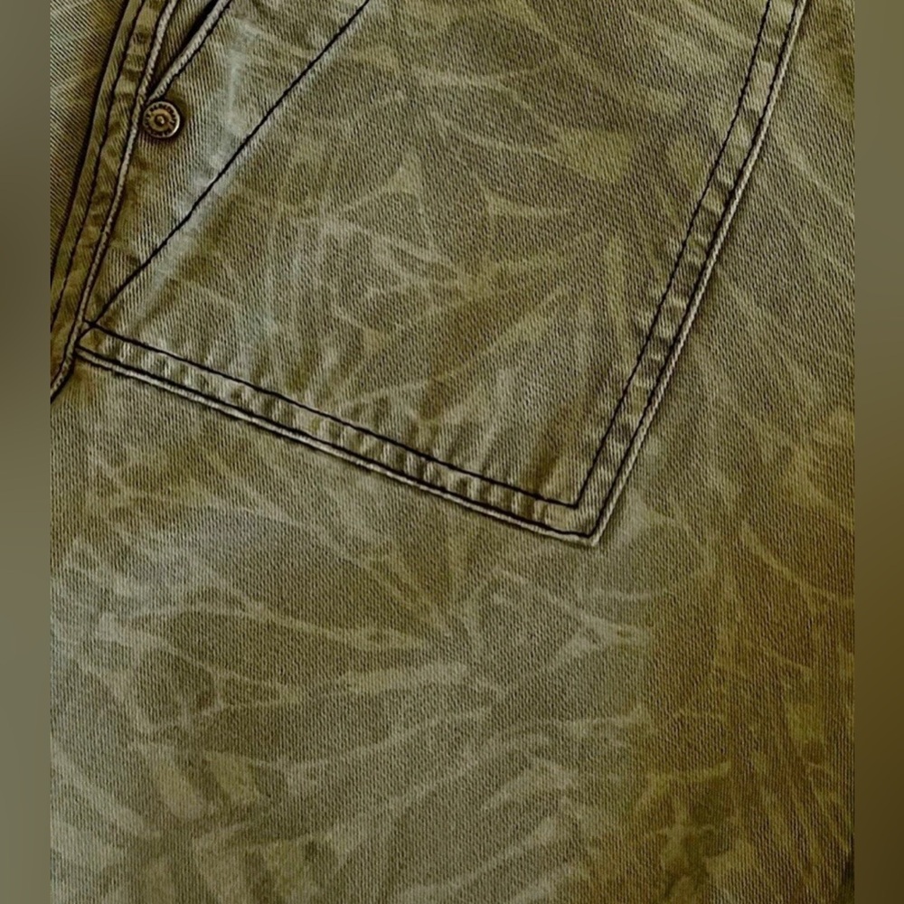 Anthropologie Sanctuary Peace Trooper Camo Cargo Pants Women’s 25 Floral Green - Picture 10 of 12